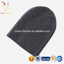 Latest Cable Knitting Cashmere Beanie Hat/Winter Knitted Beanie